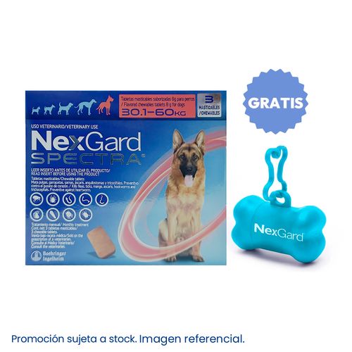 Nexgard Spectra 30 - 60 kg X3 Tabletas