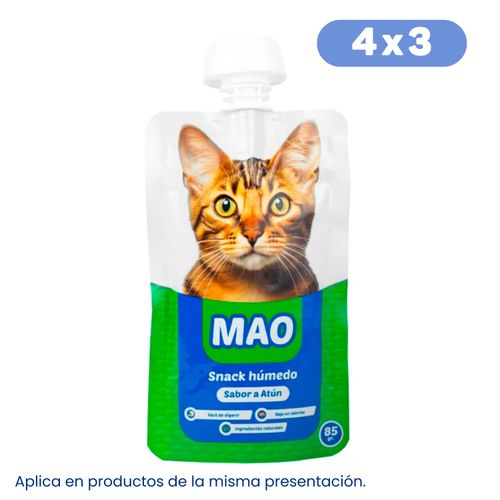 Mao Snack Húmedo Atún Doypack 85 gr