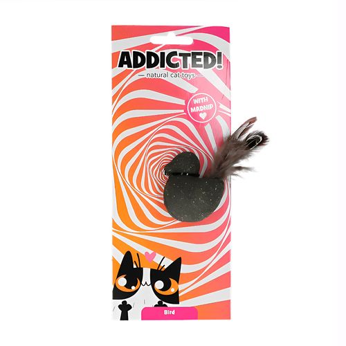 Addicted Cat Juguete Para Gato - Pájaro Con Plumas