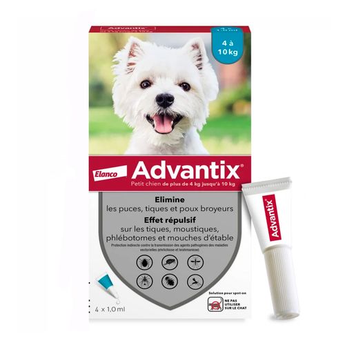 AdvantiX4 - 10 kg X1 Pipeta 1 ml