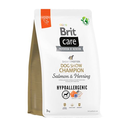 Brit Care Dog Hypoallergenic Show Champion Salmon & Herring 3 kg