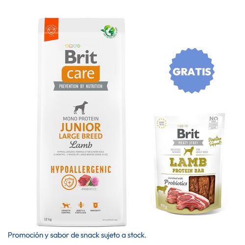 Brit Care Dog Hypoallergenic Junior Large Breed Lamb 12 kg