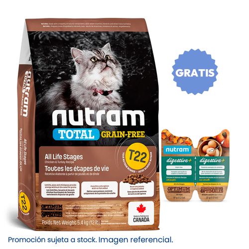 Nutram T22 All Life Stages Cat 5.4 kg