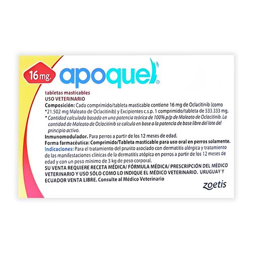 Apoquel Masticable 16.0 mg X1 Tableta