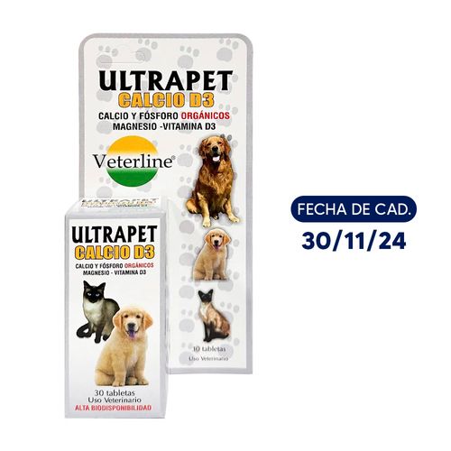 Ultrapet Calcio D3 X30 Tabletas