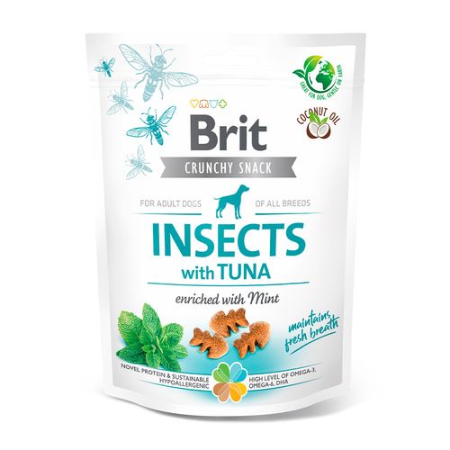 Brit Crunchy Snack Insecto & Tuna 200 gr