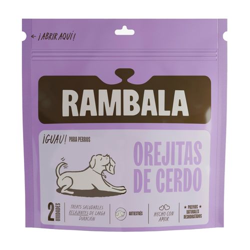 Rambala Treats Orejas De Cerdo Deshidratadas