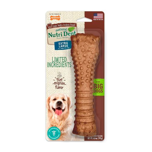 Nylabone Snack Para Perro Nutri Dent Filet Mignon 195 gr