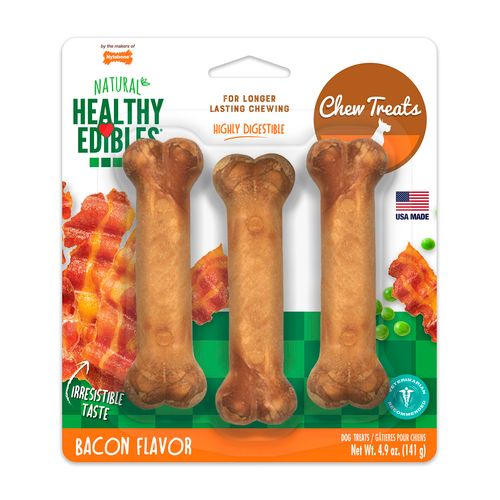 Nylabone Snack Para Perro Healthy Edibles Longer Lasting Bacon 141 gr