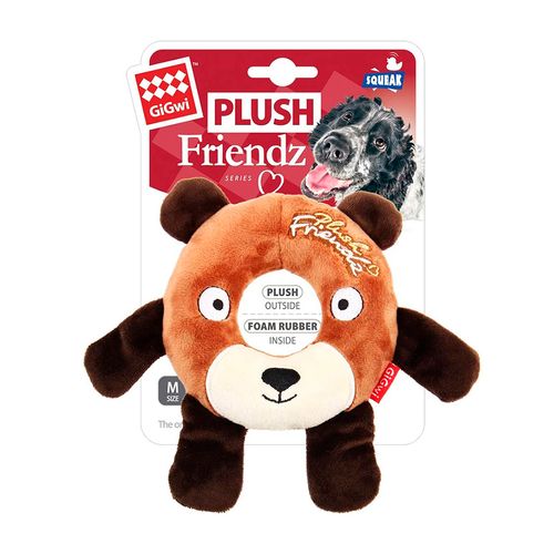 GiGwi Juguete Para Perro Plush Friendz Oso Dona - Medium