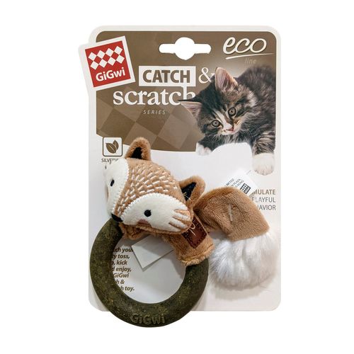 GiGwi Juguete Para Gato Línea Eco Catch & Scratch Zorro