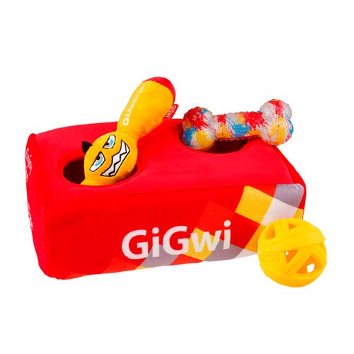 GiGwi Juguete Para Perro Bolsa Escondite Box Ball