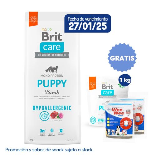 Brit Care Dog Hypoallergenic Puppy Lamb 12 kg