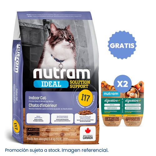 Nutram I17 Indoor Cat 5.4 kg