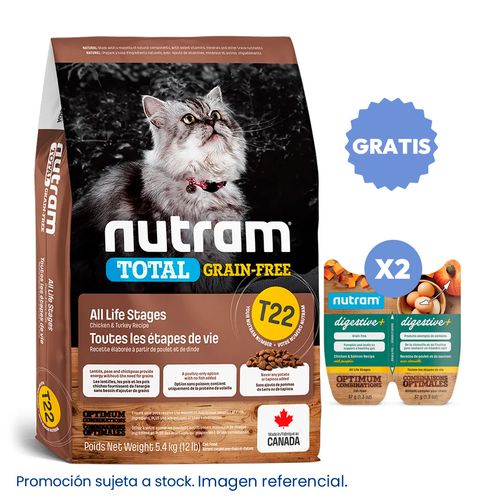 Nutram T22 All Life Stages Cat 5.4 kg