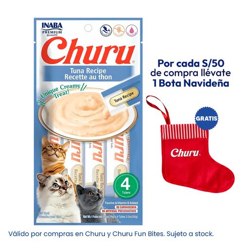 Churu Sabor Atún X4 Tubos 56 gr