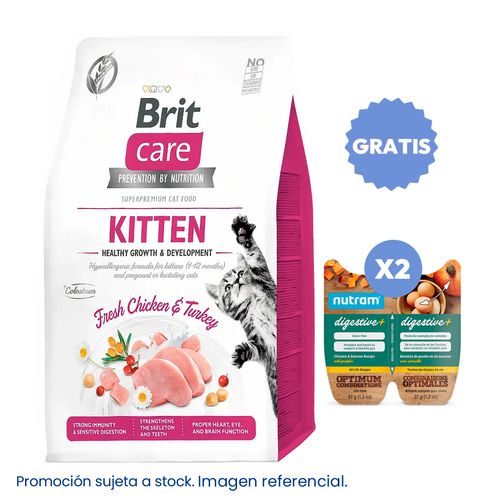 Brit Care Cat Kitten Healthy Growth Chicken & Turkey 2 kg