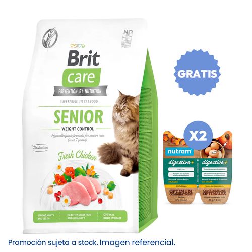 Brit Care Cat Senior Weight Control Chicken 2 kg