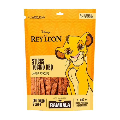 Rambala x Disney Sticks Para Perros Tocino BBQ 100 gr