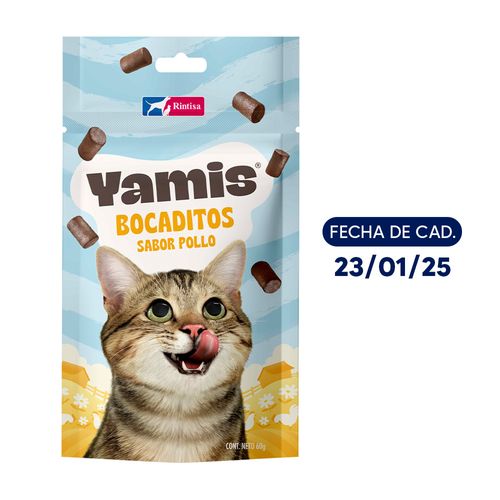 Yamis Snack Para Gato Sabor Pollo 60 gr