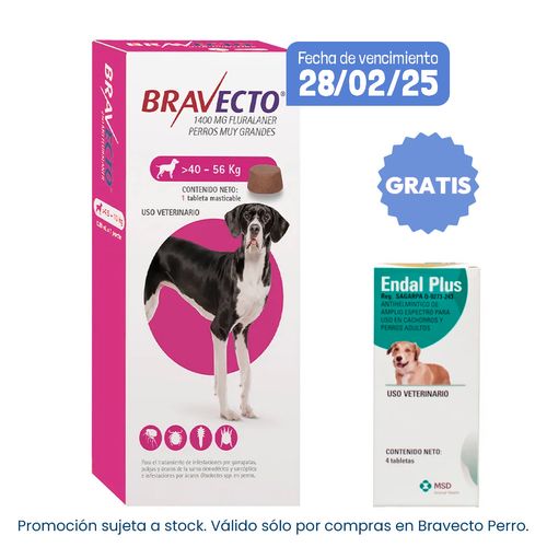 Bravecto 40 - 56 kg (1400 mg)