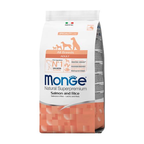 Monge Canine Adult Salmón y Arroz 2.5 kg