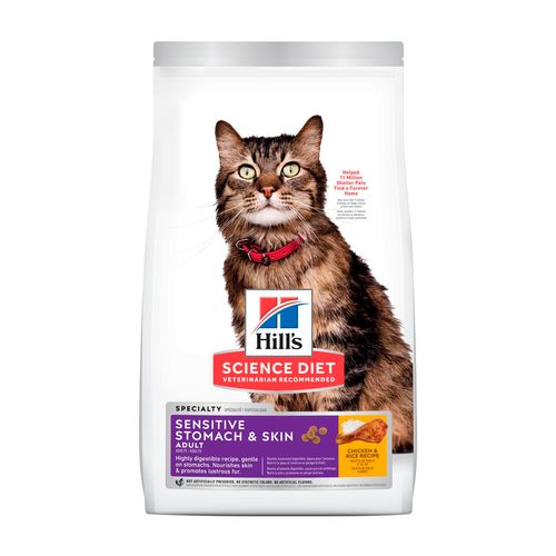 Hill's Science Diet Feline Adult Sensitive Stomach & Skin 1.58 kg