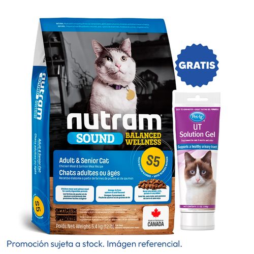 Nutram S5 Adult & Senior Cat 5.4 kg