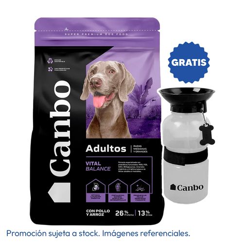 Canbo Vital Balance Perro Adulto Raza Mediana y Grande Pollo y Arroz 15 kg