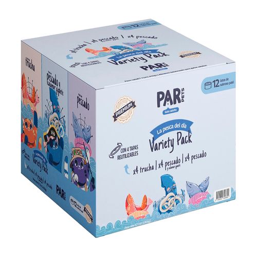 Par Pets Pack La Pesca Del Día X12 Unidades
