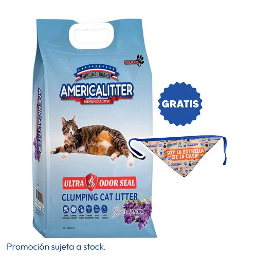 America Litter Arena Ultra Odor Seal Lavanda 7 kg