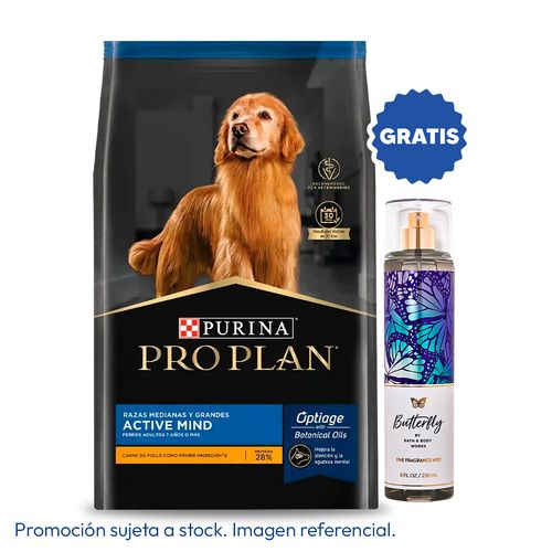 Pro Plan Active Mind Adulto Mayor 7 Años Raza Mediana 15 kg