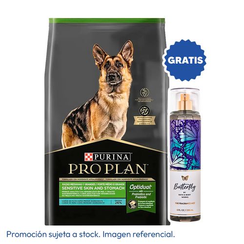 Pro Plan Sensitive Skin And Stomach Perro Adulto Raza Mediana y Grande 15 kg