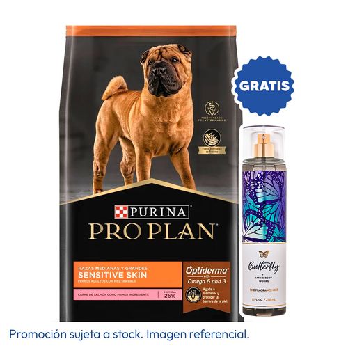 Pro Plan Sensitive Skin Raza Mediana y Grande 12 kg