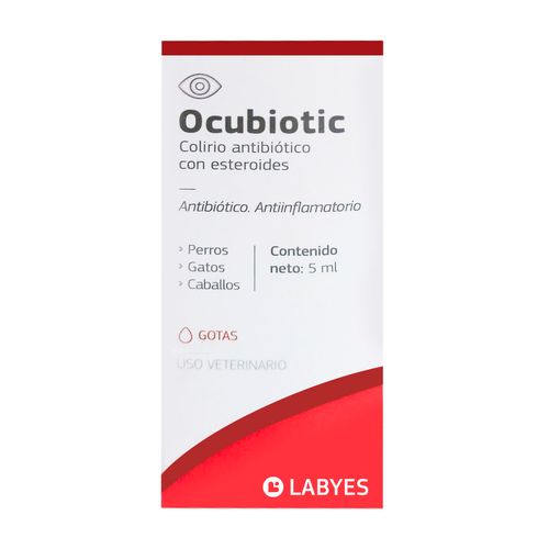 Ocubiotic Colirio Antibiótico Con Esteroides 5 ml