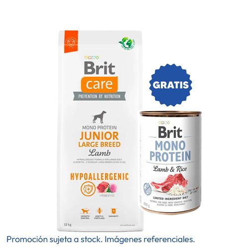 Brit Care Dog Hypoallergenic Junior Large Breed Lamb 12 kg