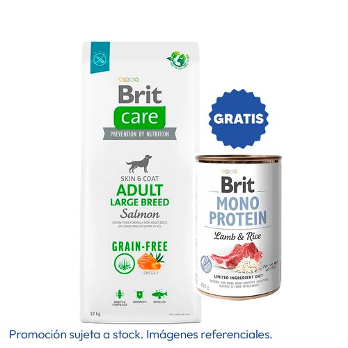 Brit Care Dog Grain-Free Adult Large Breed Salmon 12 kg