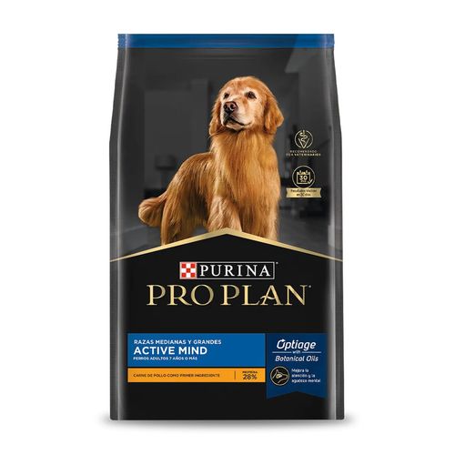 Pro Plan Active Mind Adulto Mayor 7 Años Raza Mediana 15 kg