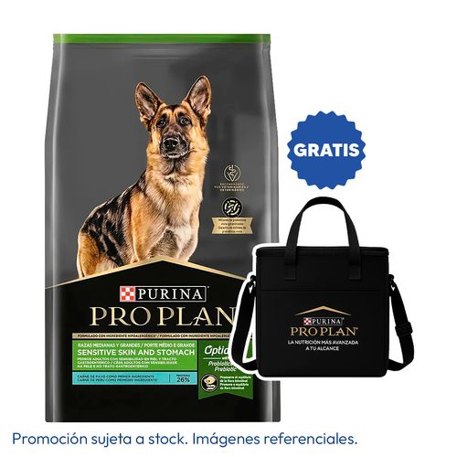 Pro Plan Sensitive Skin And Stomach Perro Adulto Raza Mediana y Grande 12 kg