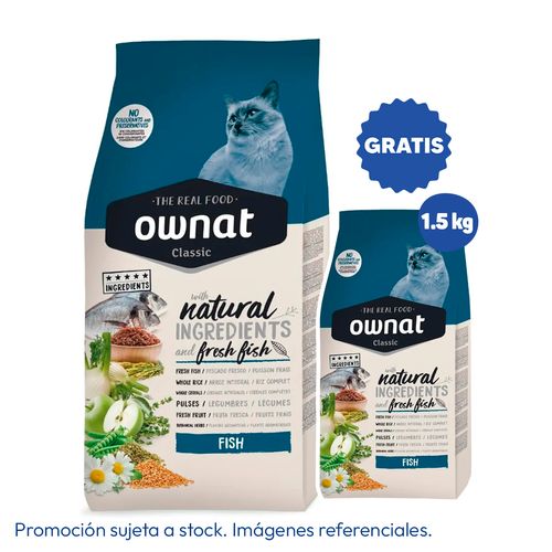 Ownat Classic Adult Cat Fish 4 kg