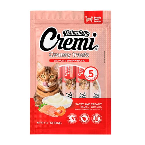 Cremi Salmón Con Camarones X5 Tubos