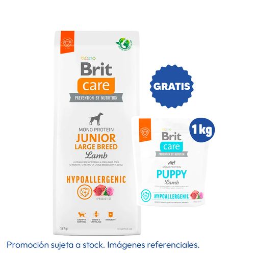 Brit Care Dog Hypoallergenic Junior Large Breed Lamb 12 kg
