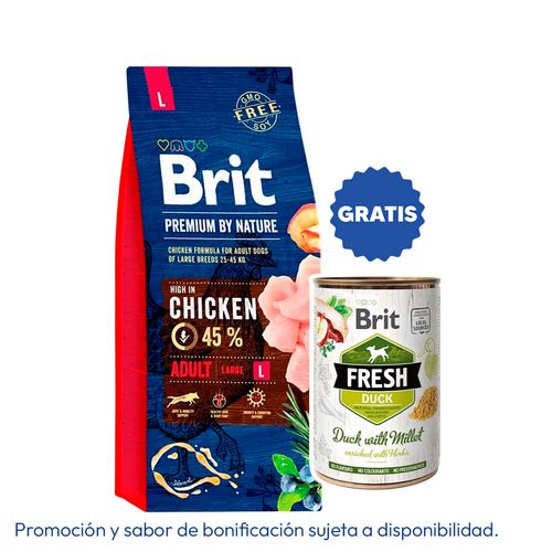Brit Premium By Nature Adult Large Chicken 15 kg