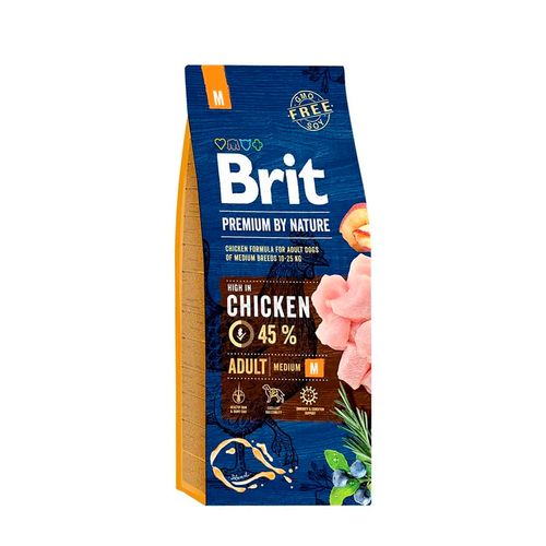 Brit Premium By Nature Adult Medium Chicken 15 kg