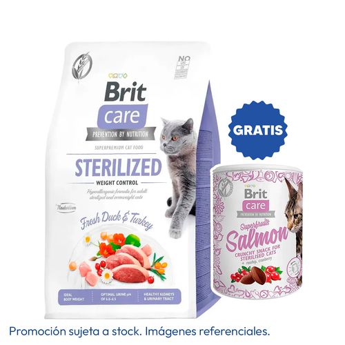 Brit Care Cat Sterilized Weight Control Duck 7 kg