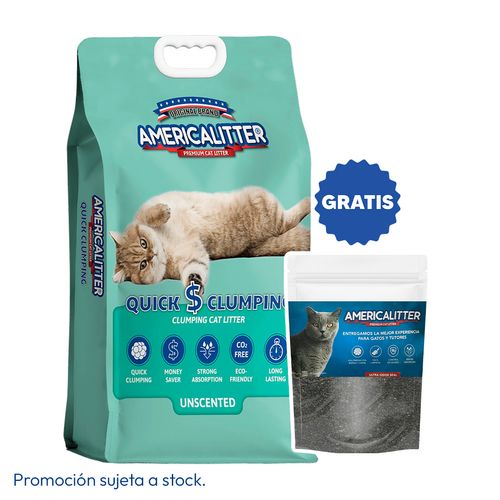 America Litter Arena Quick Clumping Sin Aroma 7 kg