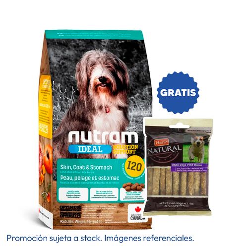 Nutram I20 Sensitive Skin, Coat & Stomach Lamb 2 kg