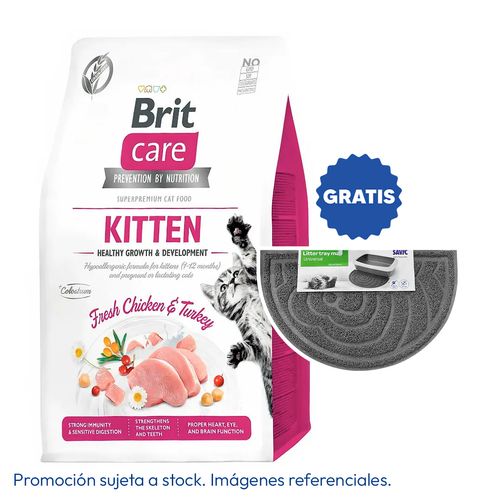 Brit Care Cat Kitten Healthy Growth Chicken & Turkey 2 kg