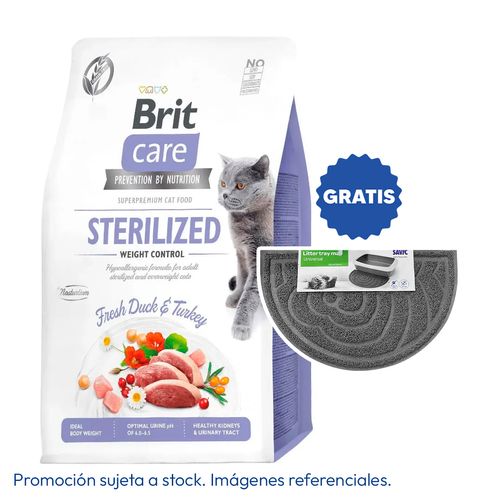 Brit Care Cat Sterilized Weight Control Duck & Turkey 2 kg