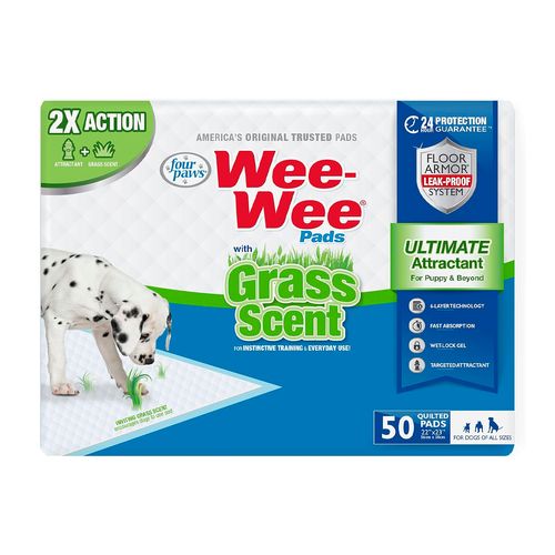 Wee Wee Pads With Grass Scent X50 Unidades